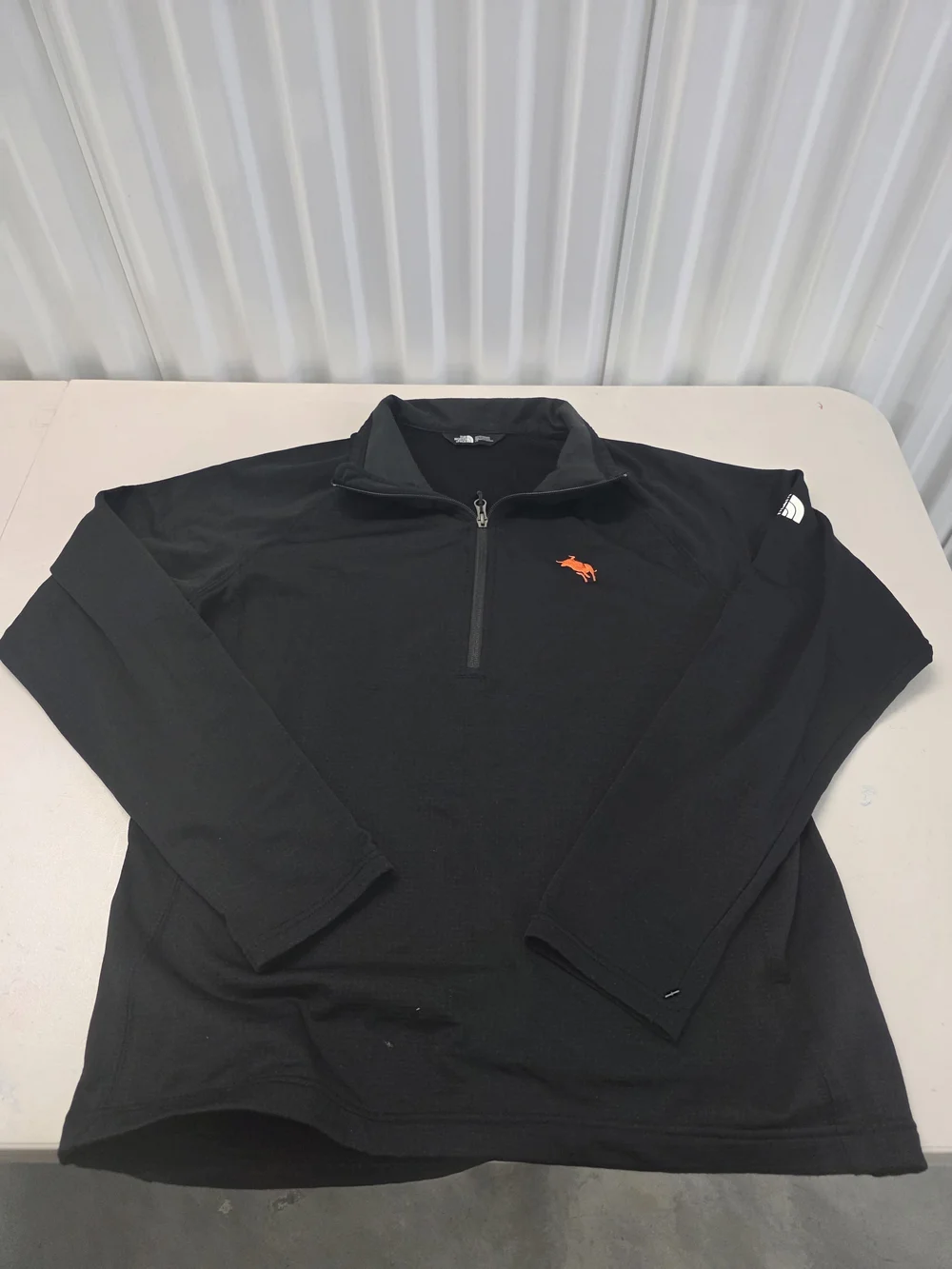 The North Face Full Zip Lightweight Jacket Bull Logo Men's Size Large
